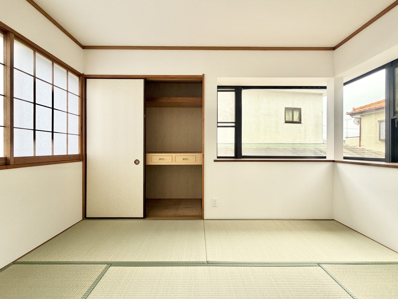 ◆2階和室（リフォーム後）｜最近の住宅は和室が減ってきていますが、やはり１部屋でも和室があると落ち着きますよね。