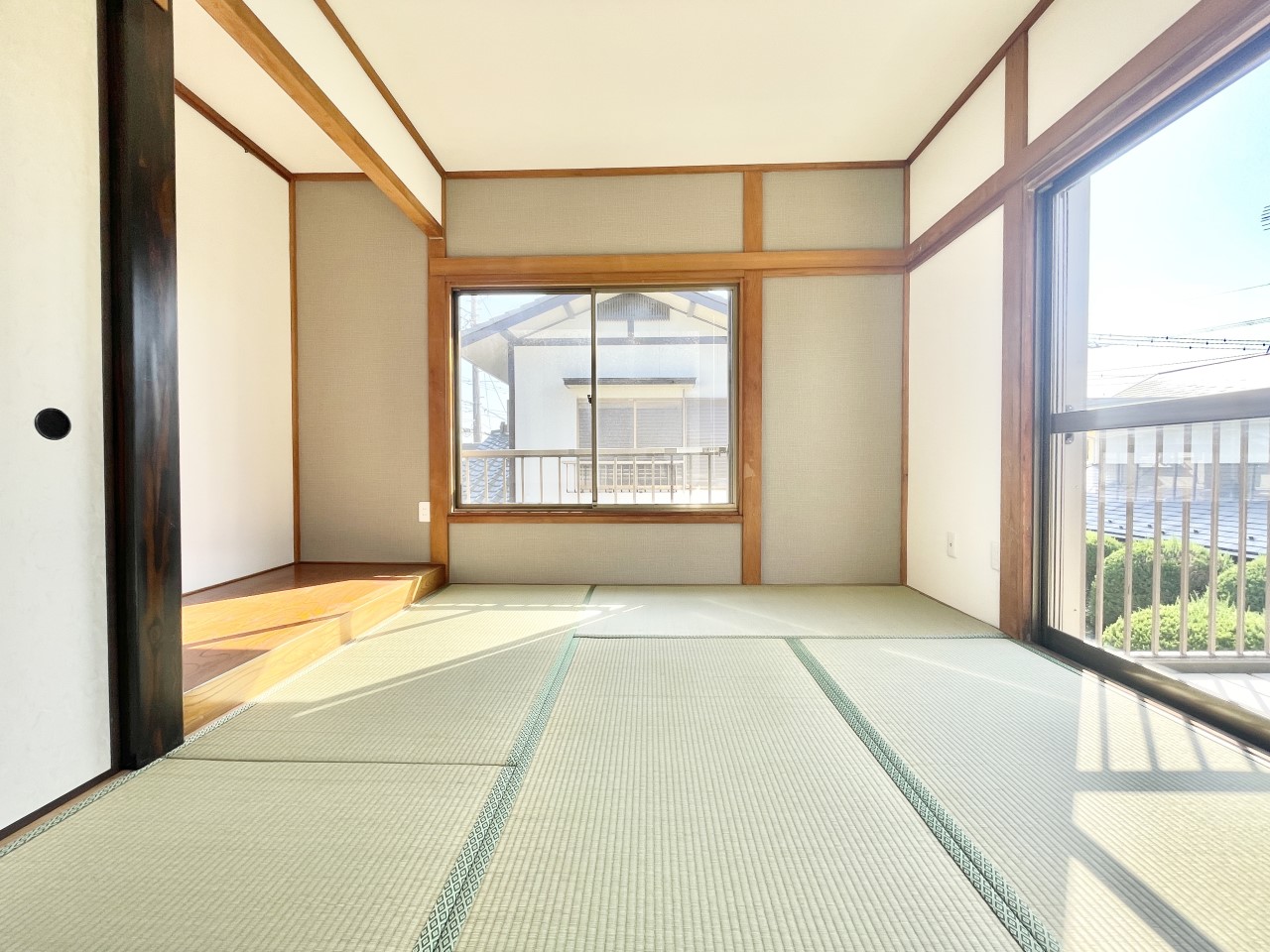 ◆2階和室（リフォーム後）｜最近の住宅は和室が減ってきていますが、やはり１部屋でも和室があると落ち着きますよね。