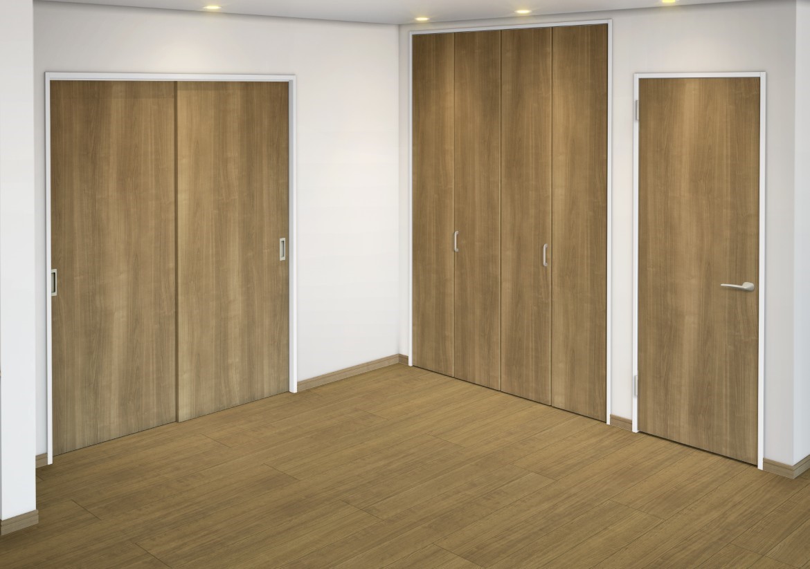 【同社施工例】※カラーが異なる場合があります。12ｍｍのフローリング。床汚れにも強く、日々の生活を彩ります。電気カーペットも利用可能です！  詳しくはスタッフへお問い合わせください。