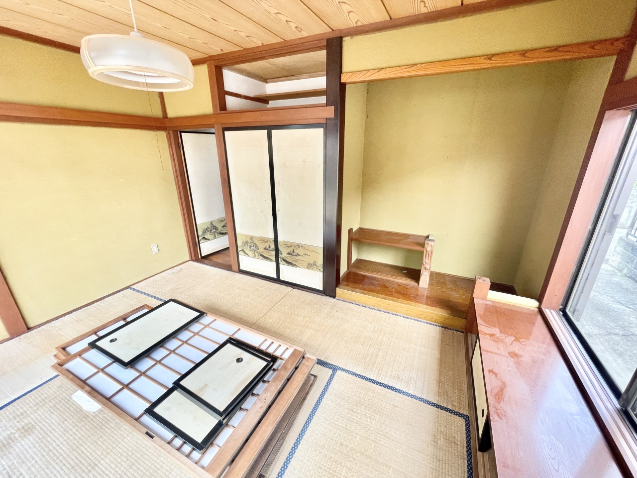 ◆1階和室（リフォーム中）｜リフォーム中もご案内可能です。畳表替えします。