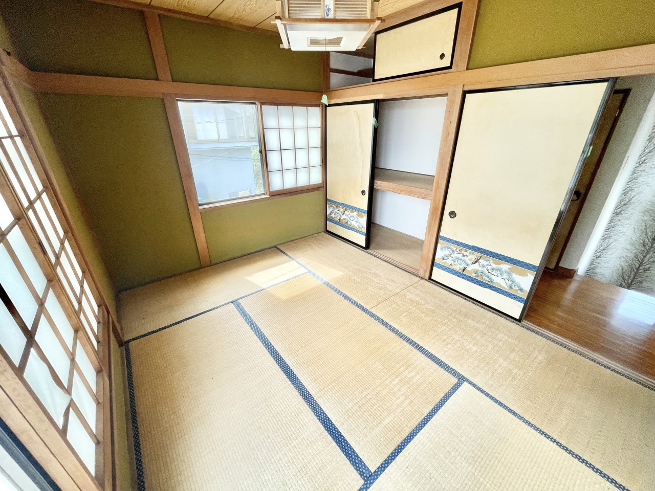 ◆2階和室（リフォーム中）｜リフォーム中もご案内可能です。畳表替えします。