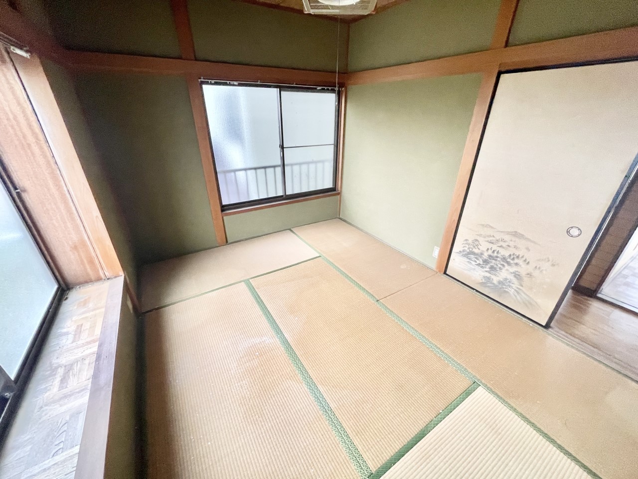 ◆2階和室（リフォーム中）｜リフォーム中もご案内可能です。畳表替えします。