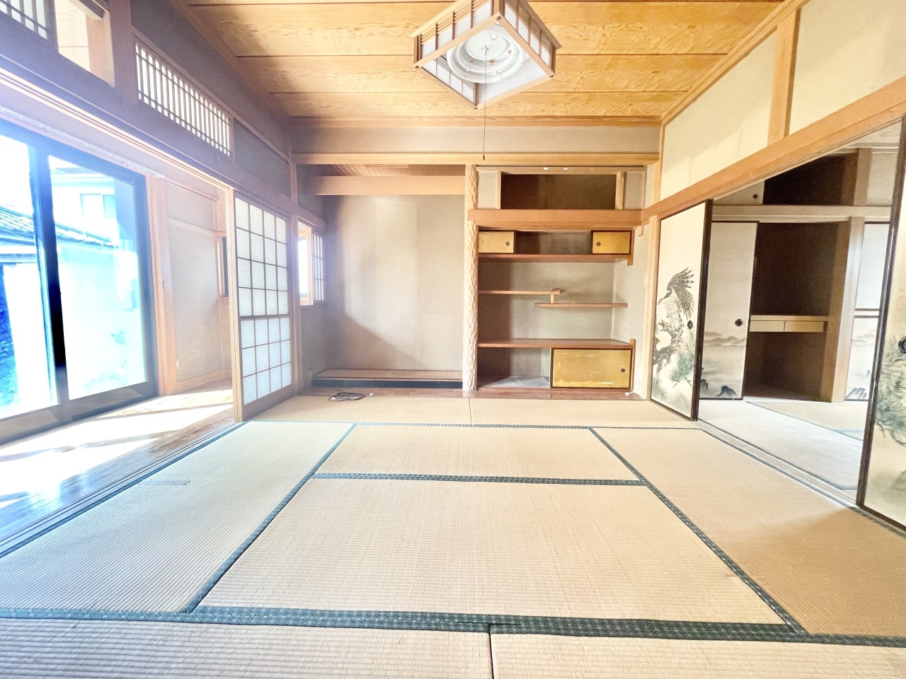◆1階和室（リフォーム中）｜リフォーム中もご案内可能です。畳表替えします。