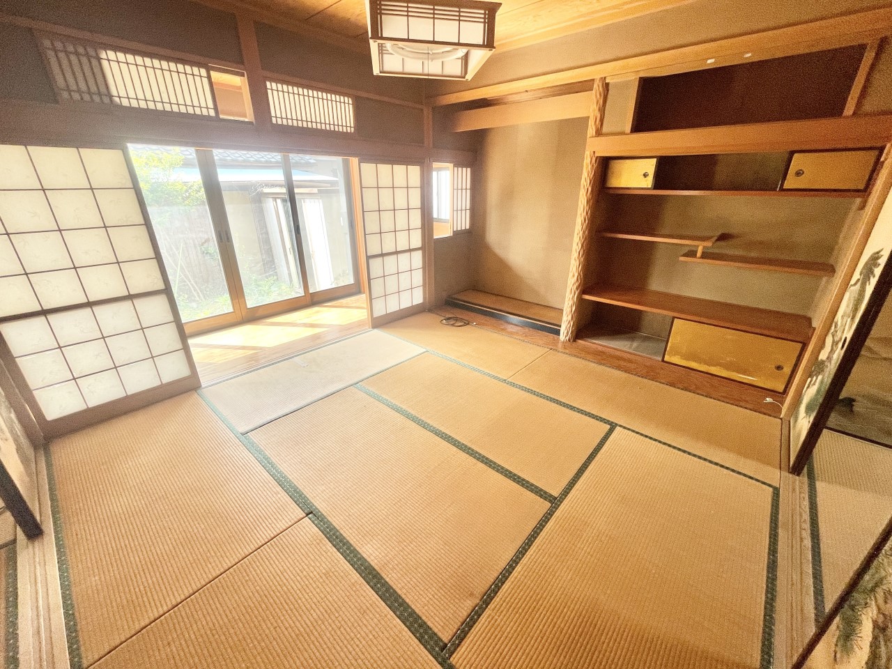 ◆1階和室（リフォーム中）｜リフォーム中もご案内可能です。畳表替えします。