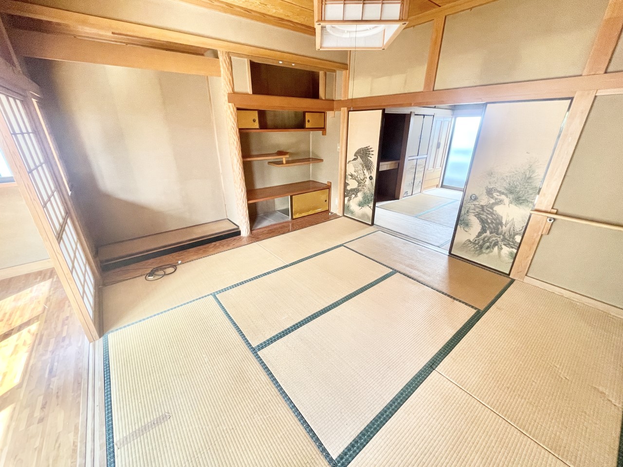 ◆1階和室（リフォーム中）｜リフォーム中もご案内可能です。畳表替えします。