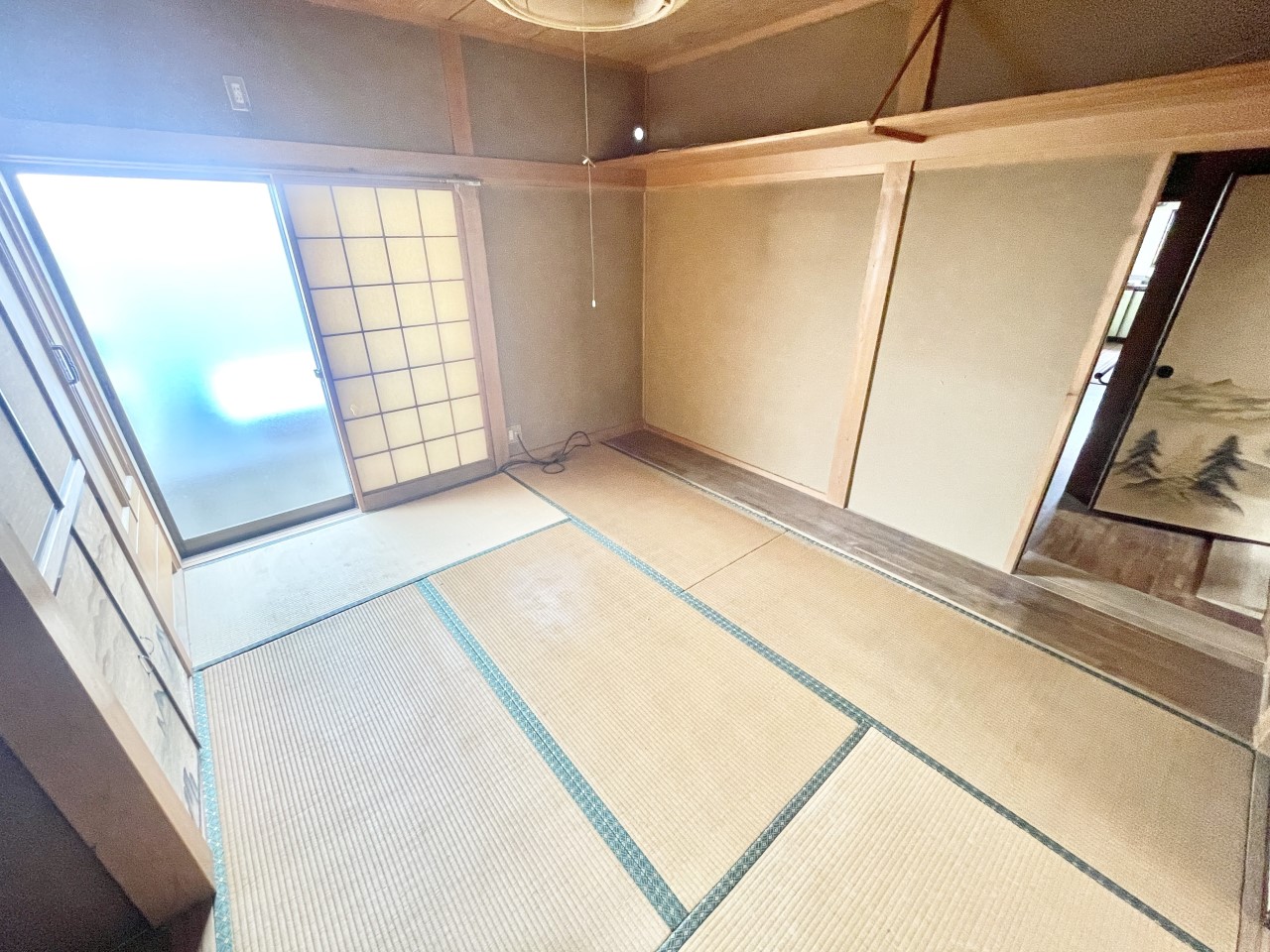 ◆1階和室（リフォーム中）｜リフォーム中もご案内可能です。畳表替えします。
