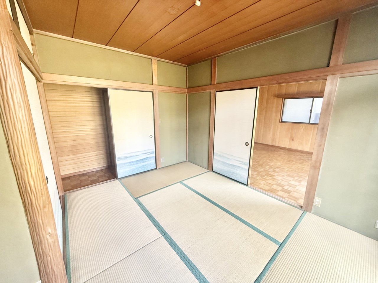 ◆1階和室（リフォーム中）｜リフォーム中もご案内可能です。畳表替えします。