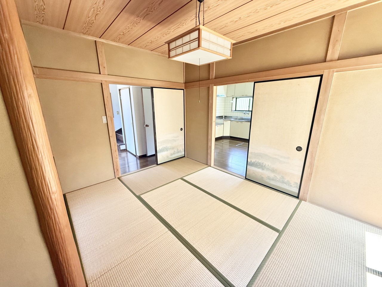 ◆1階和室｜最近の住宅は和室が減ってきていますが、やはり１部屋でも和室があると落ち着きますよね。