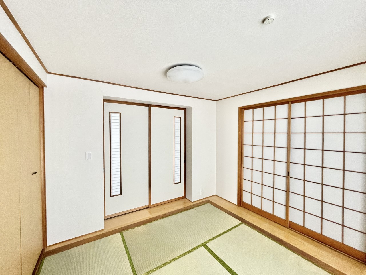 ◆1階和室｜最近の住宅は和室が減ってきていますが、やはり１部屋でも和室があると落ち着きますよね。