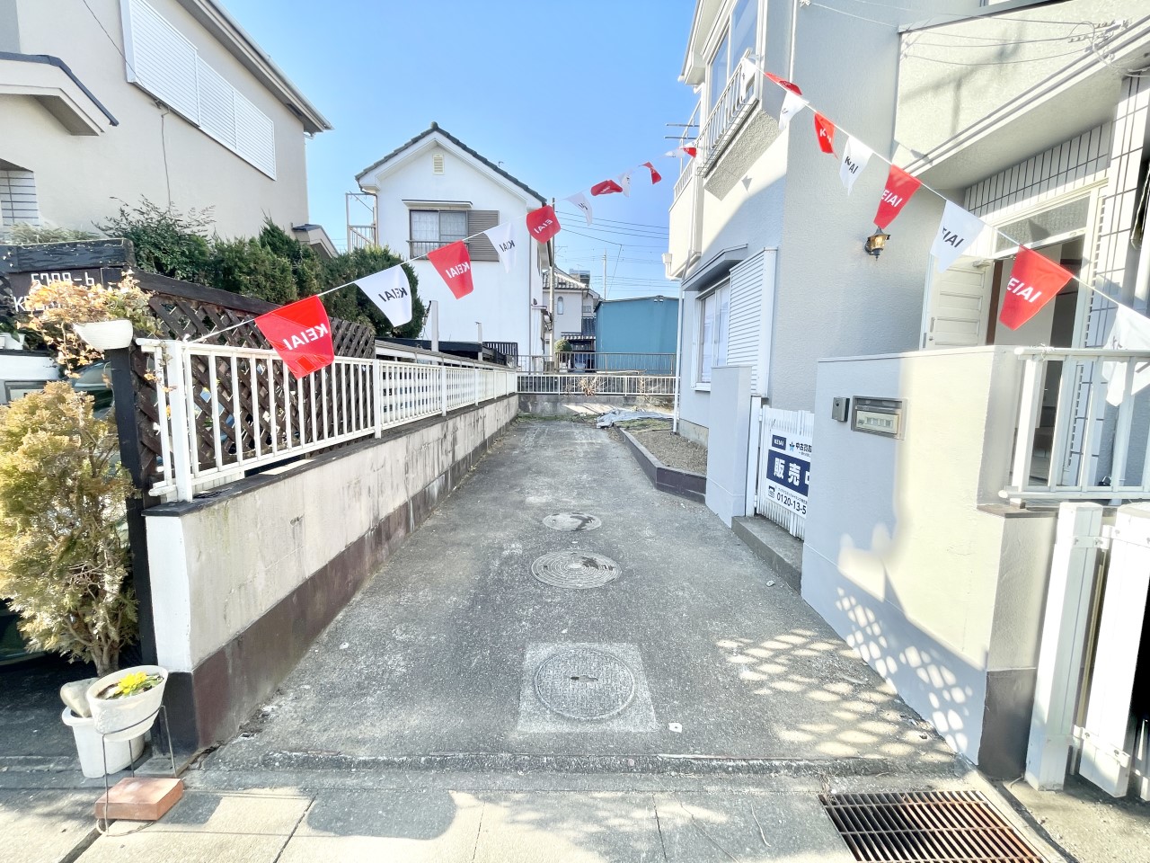 ◆駐車場（リフォーム後）｜縦列駐車にて2台可能です！