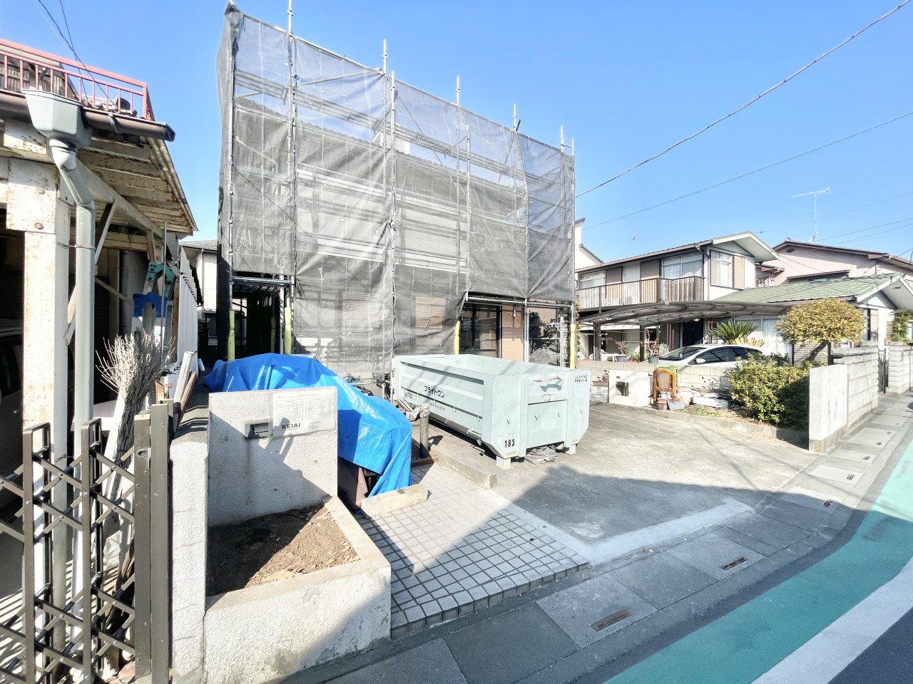 ◆外観（リフォーム中）｜リフォーム中もご案内可能です。