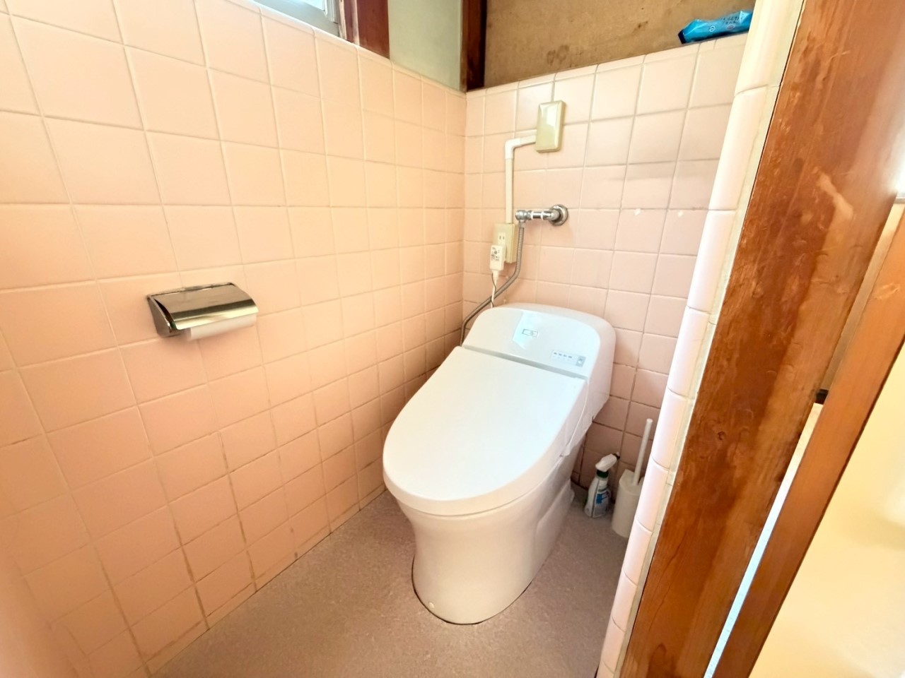 【トイレ】お掃除が楽になる、タンクレストイレ♪