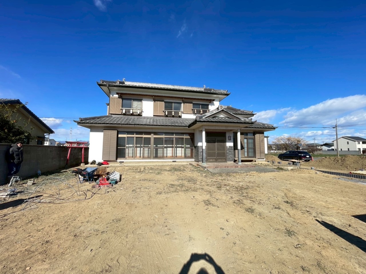 【外観】とっても広いお庭です!敷地面積は驚きの202.26坪!