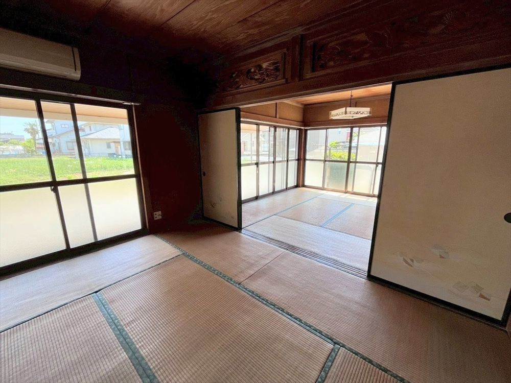 【1F和室】襖を開ければ2つの和室を広々とした1つの空間としてお使いできます※2026年5月撮影