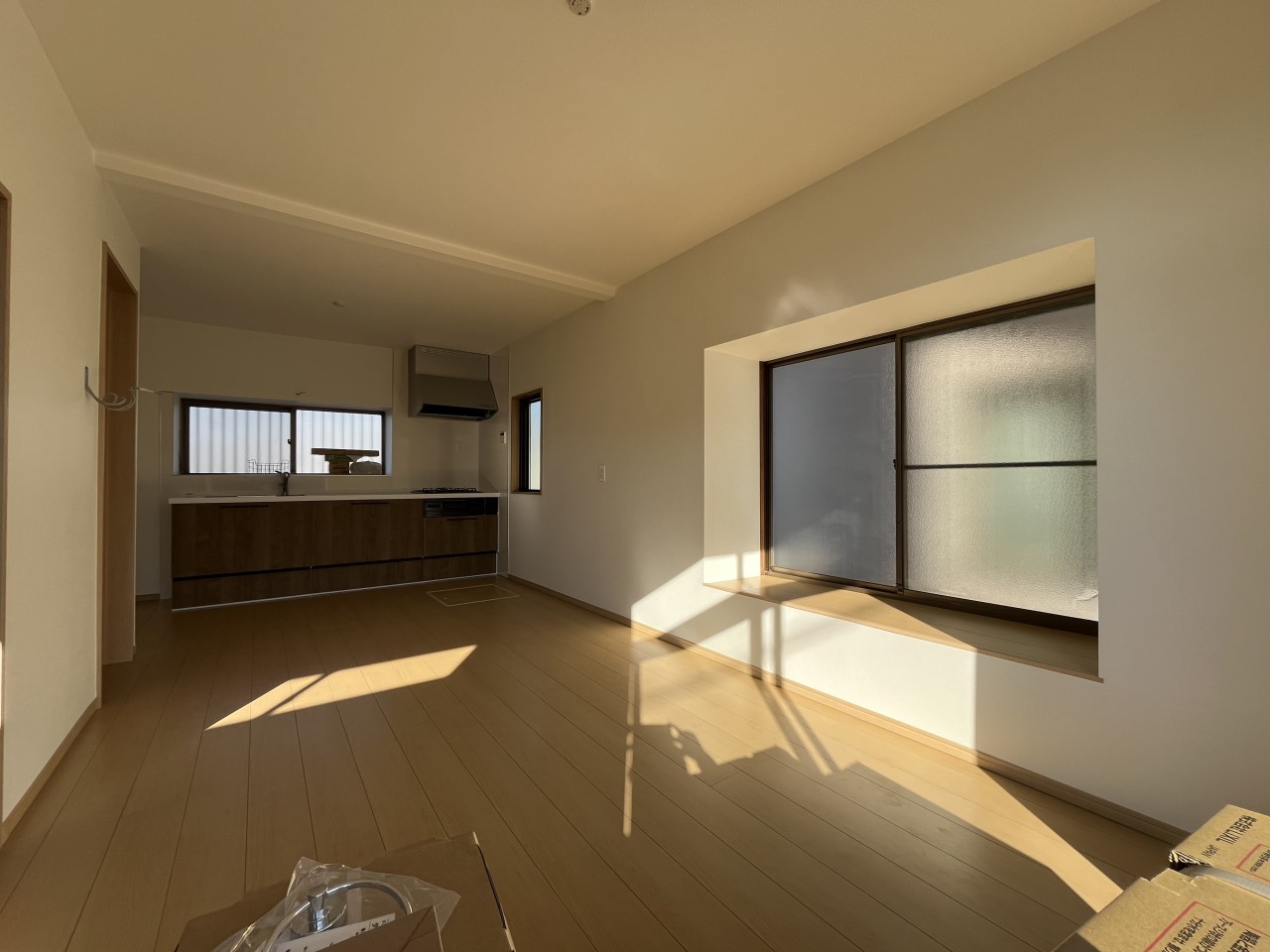 ダイニングキッチンと和室をリビングにリフォーム工事中!広々とした間取りに大変身♪(2025年10月撮影)※リフォーム中写真