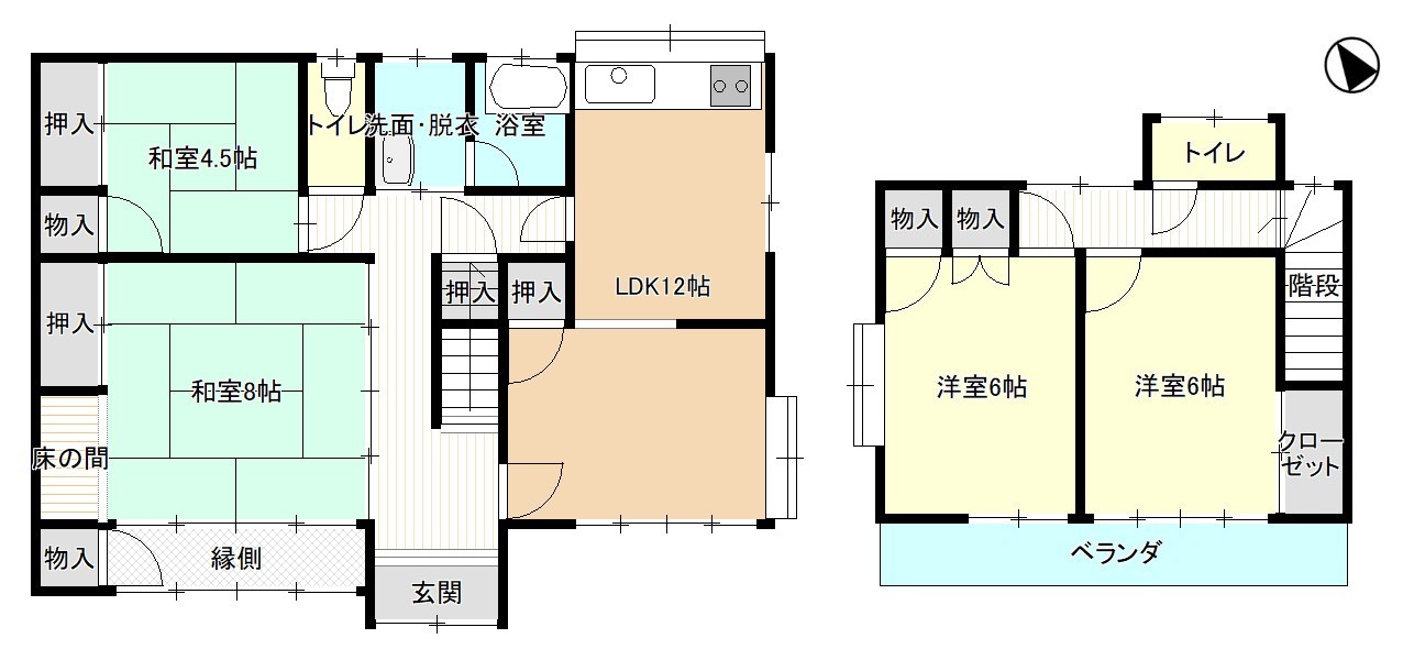 *. 間取り図 .*※リフォーム後