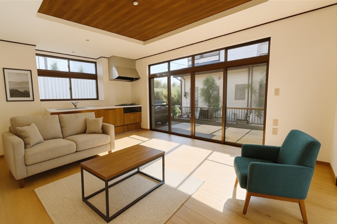 ※CG合成で家具を配置したイメージです。※家具は販売しておりません。