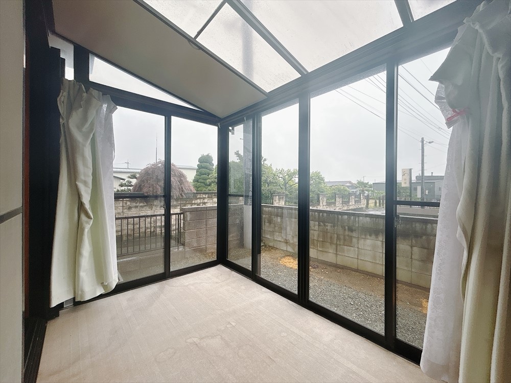 *. サンルーム .* 雨の日や花粉の季節も安心です♪