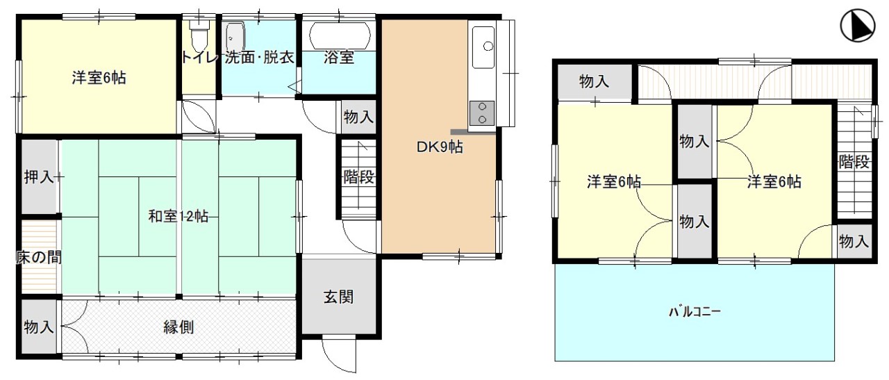 *. 間取り図 .*※リフォーム後間取り