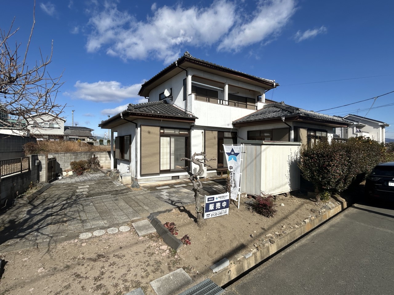 【外観】南道路のため、日当たり良好◎