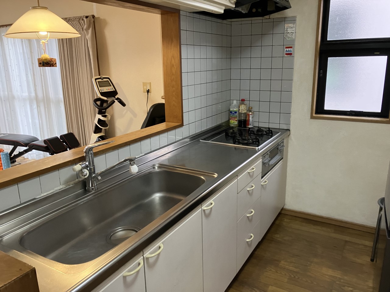 会話が弾む対面式キッチン