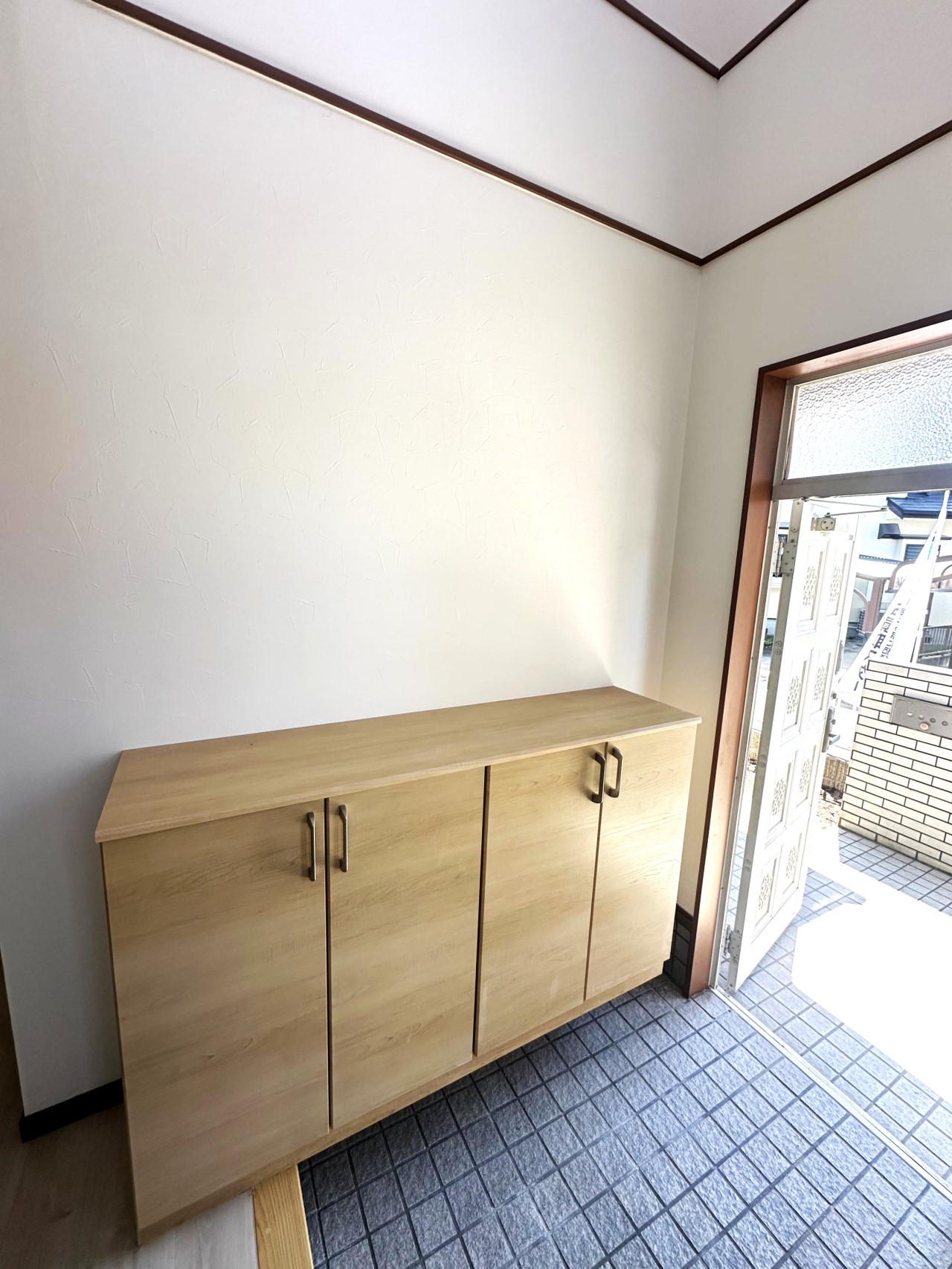 【玄関収納】玄関収納は新品に交換しました(2026年5月撮影)※リフォーム後写真