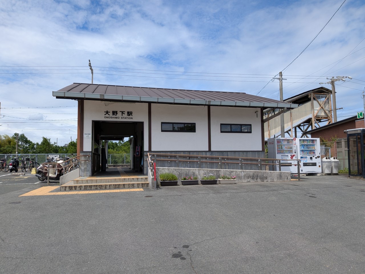 大野下駅(2300m)-