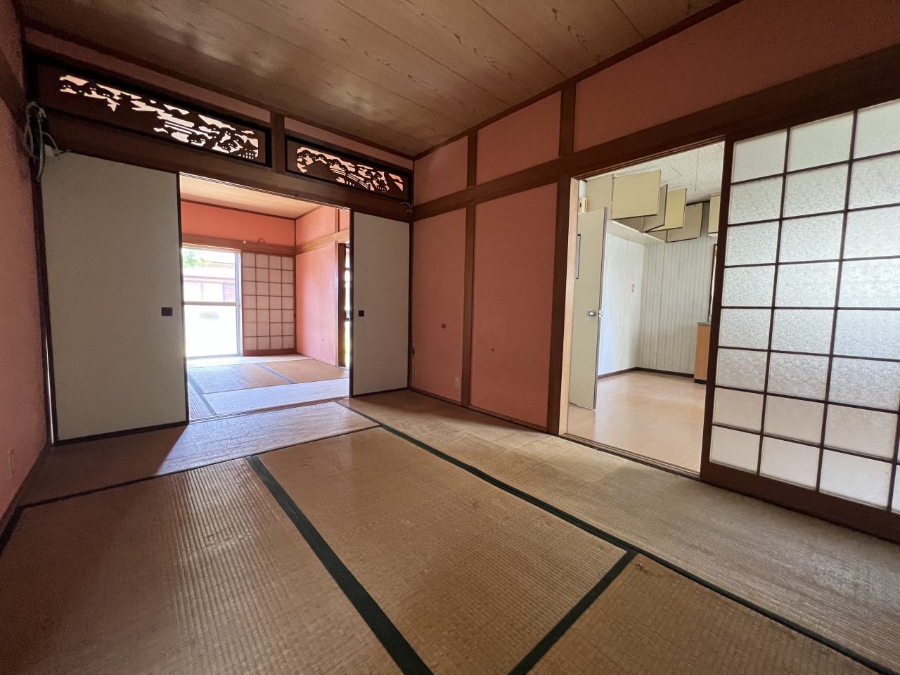 【1F和室】続き間になっているので襖を開けると広い空間になります!(2026年6月撮影)