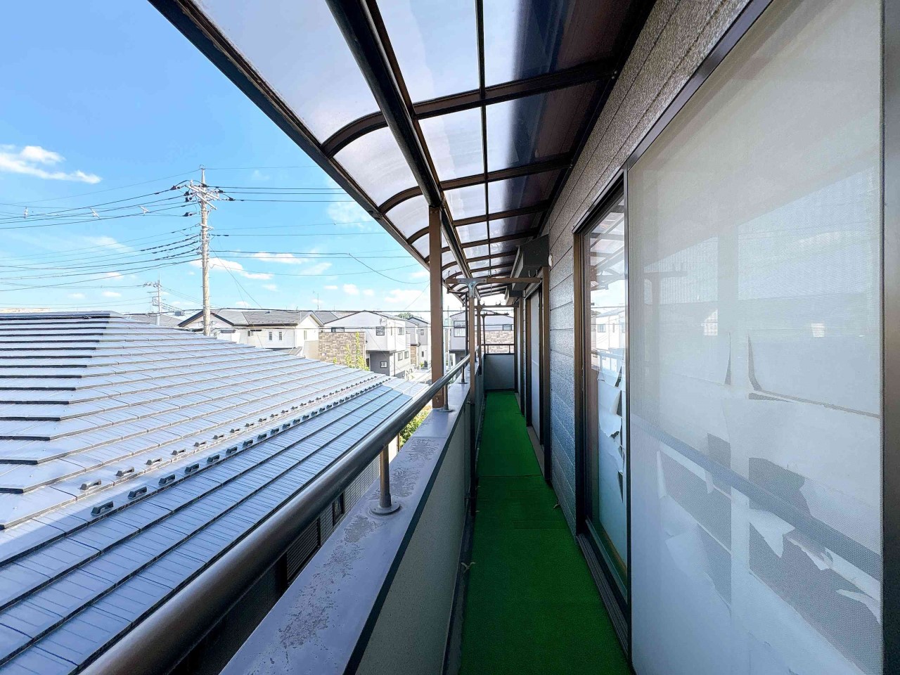 洗濯物がたくさん干せ、日当たりも良いバルコニーです♪