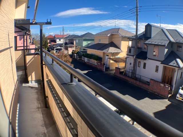 洗濯物がたくさん干せ、日当たりも良いバルコニーです♪