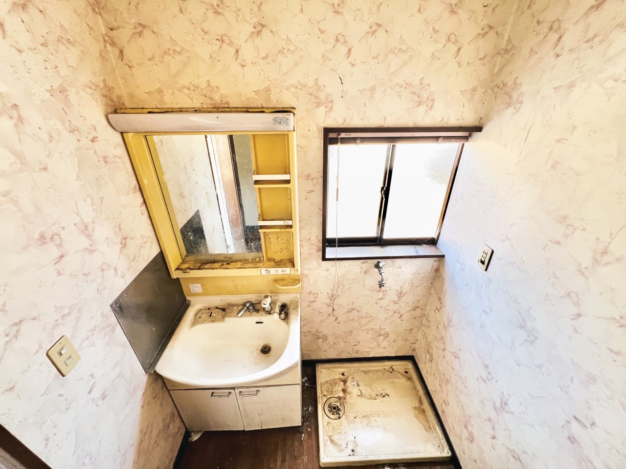 ◆洗面脱衣室|シンプルで使い勝手の良い洗面化粧台付き。