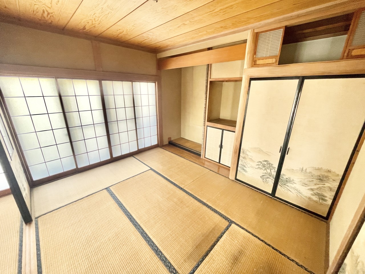 ◆1階和室(リフォーム中)|リフォーム中もご案内可能です。畳表替えします。