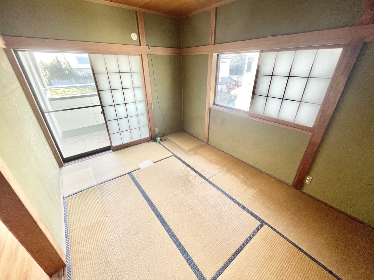 ◆2階和室(リフォーム中)|リフォーム中もご案内可能です。畳表替えします。