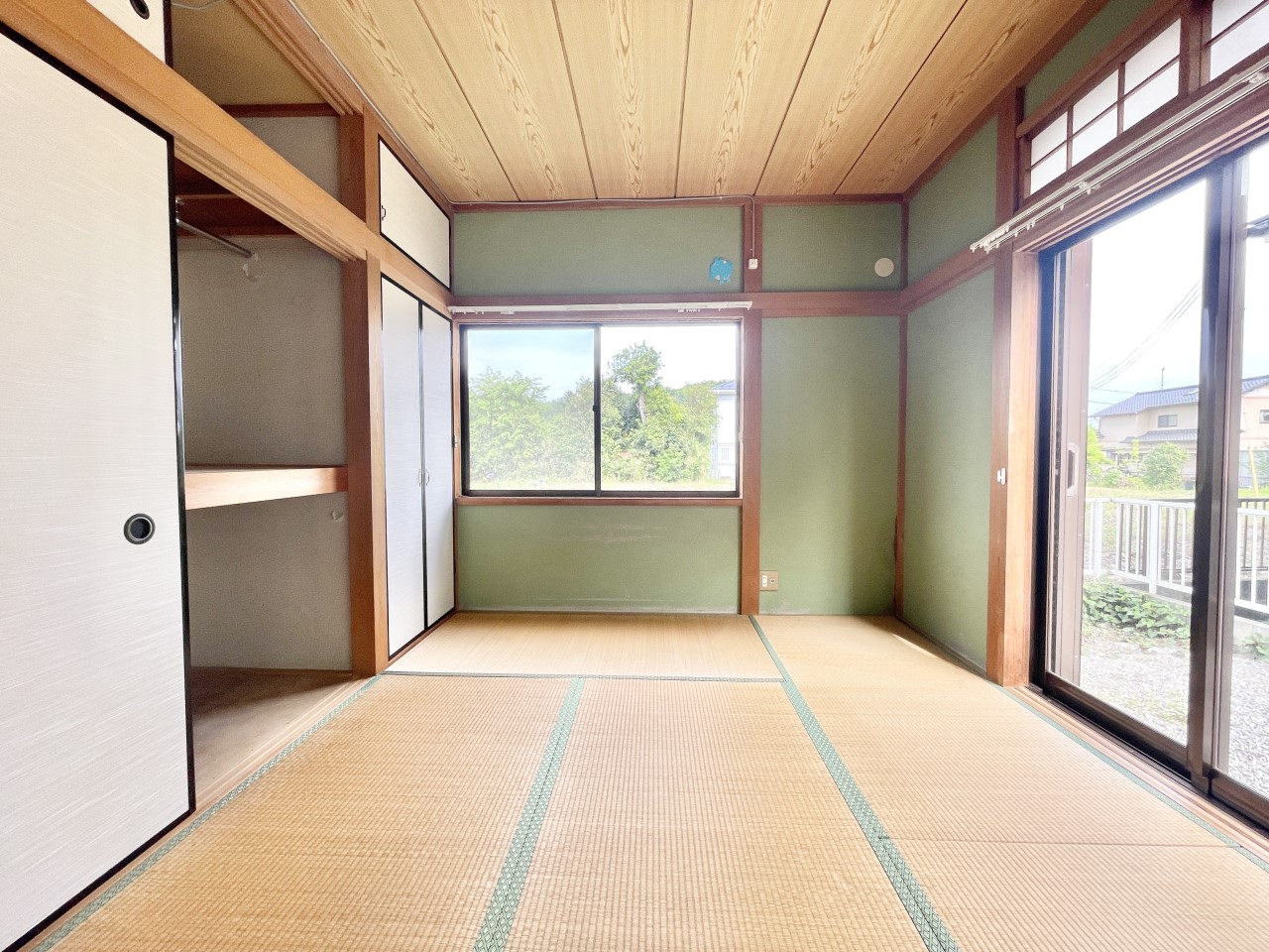 ◆1階和室(リフォーム中)|リフォーム中もご案内可能です。畳表替えします。