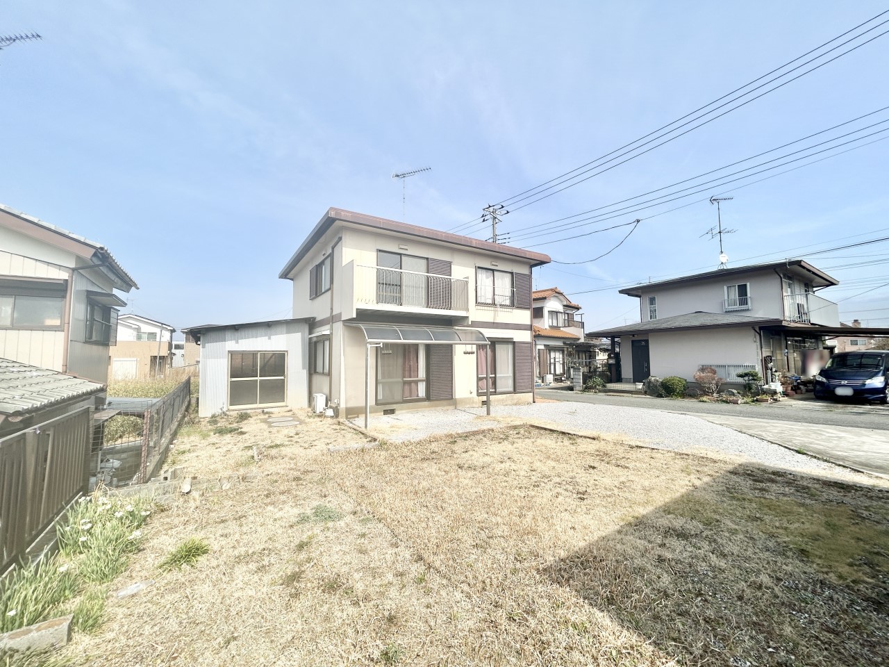 ◆外観(リフォーム中)|リフォーム中もご案内可能です。外壁塗装を行います!